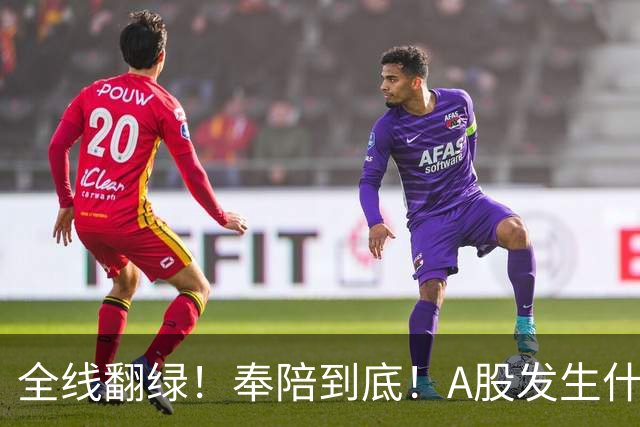 全线翻绿！奉陪到底！A股发生什么了？