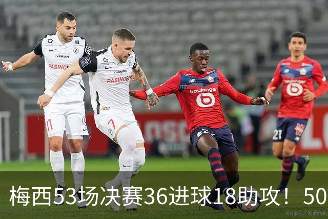 梅西53场决赛36进球18助攻！50冠！队史第一射手和助攻王！
